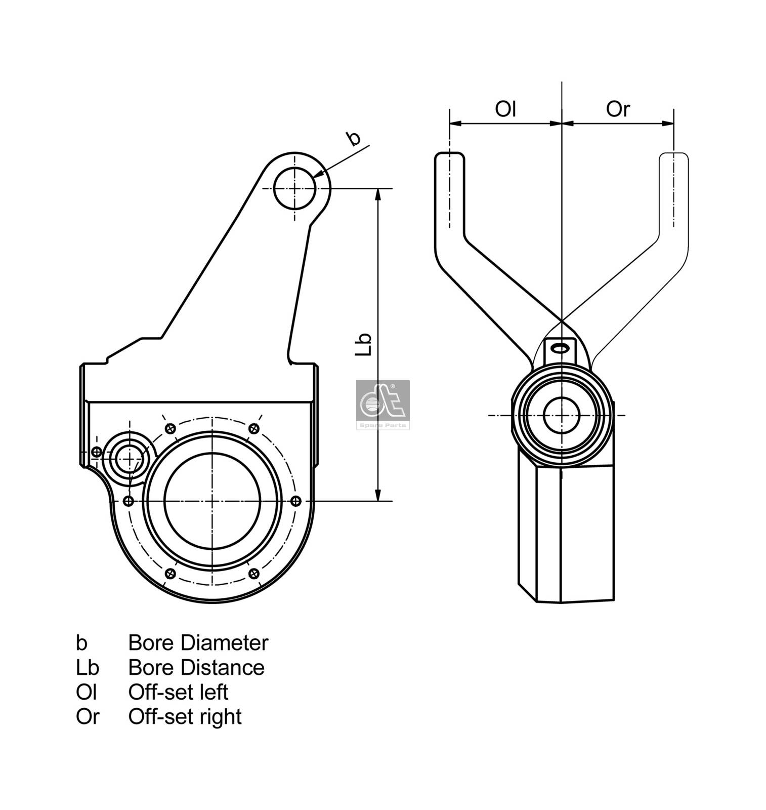 Remstelinrichting Dt Spare Parts 1.18635
