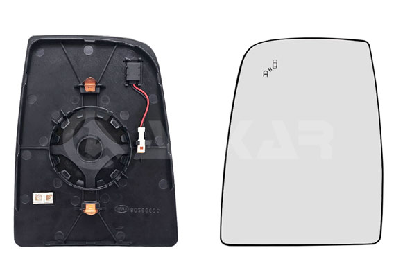 Spiegelglas, buitenspiegel Alkar 6435734