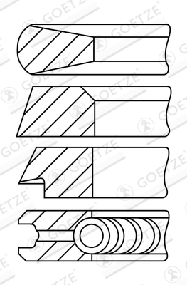 Zuigerveren Goetze Engine 08-176914-30