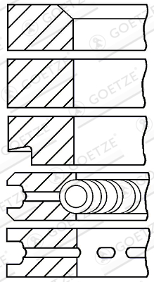 Zuigerveren Goetze Engine 08-392000-10