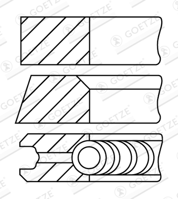 Zuigerveren Goetze Engine 08-501400-10