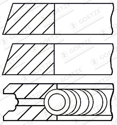 Zuigerveren Goetze Engine 08-523707-00