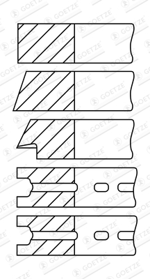 Zuigerveren Goetze Engine 08-525100-00