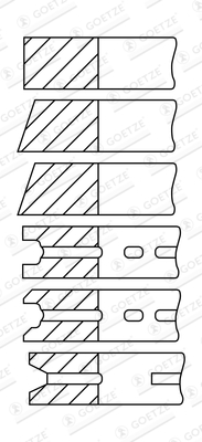 Zuigerveren Goetze Engine 08-525300-00
