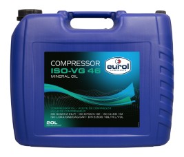 Eurol Compressor Oil 46 20 Liter ZIL