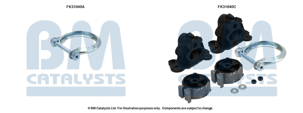 Katalysator montageset Bm Catalysts FK31040