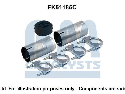 Montageset, uitlaatpijp Bm Catalysts FK51185