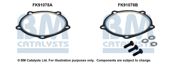 Katalysator montageset Bm Catalysts FK91078
