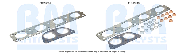 Katalysator montageset Bm Catalysts FK91509