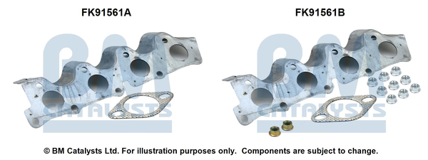 Katalysator montageset Bm Catalysts FK91561