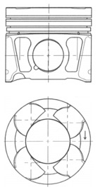 Zuiger Kolbenschmidt 41070600