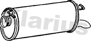 Achterdemper Klarius 210035