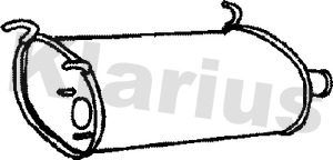 Achterdemper Klarius 210047