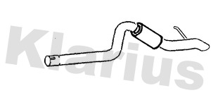 Achterdemper Klarius 150562