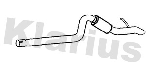 Achterdemper Klarius 160358