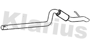 Achterdemper Klarius 160359