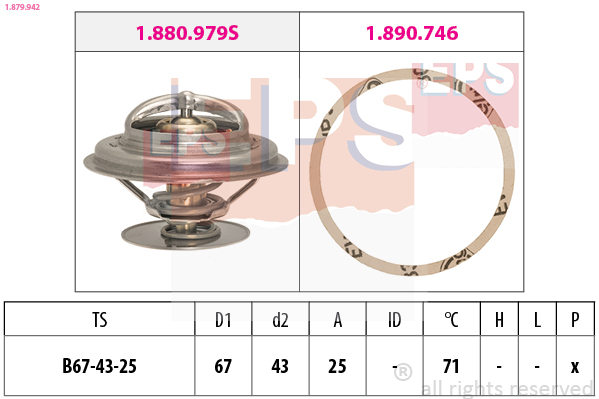 Thermostaat EPS 1.879.942