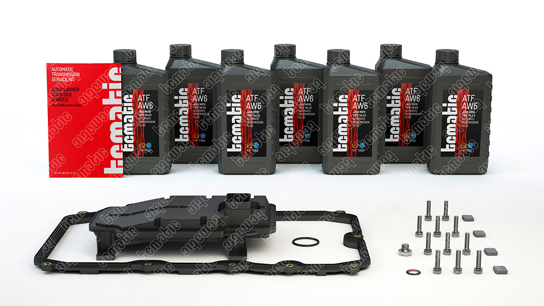 Onderd.set, olie verversen van automatische versnellingsbak Tcmatic 105.101.0012