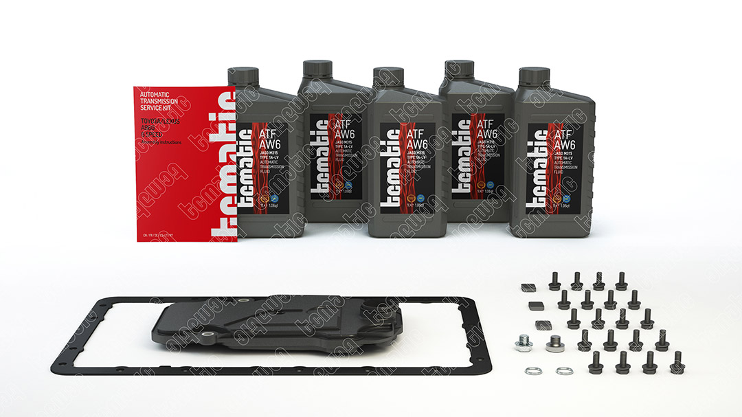 Onderd.set, olie verversen van automatische versnellingsbak Tcmatic 105.101.0013