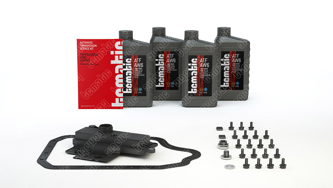 Onderd.set, olie verversen van automatische versnellingsbak Tcmatic 105.101.0015