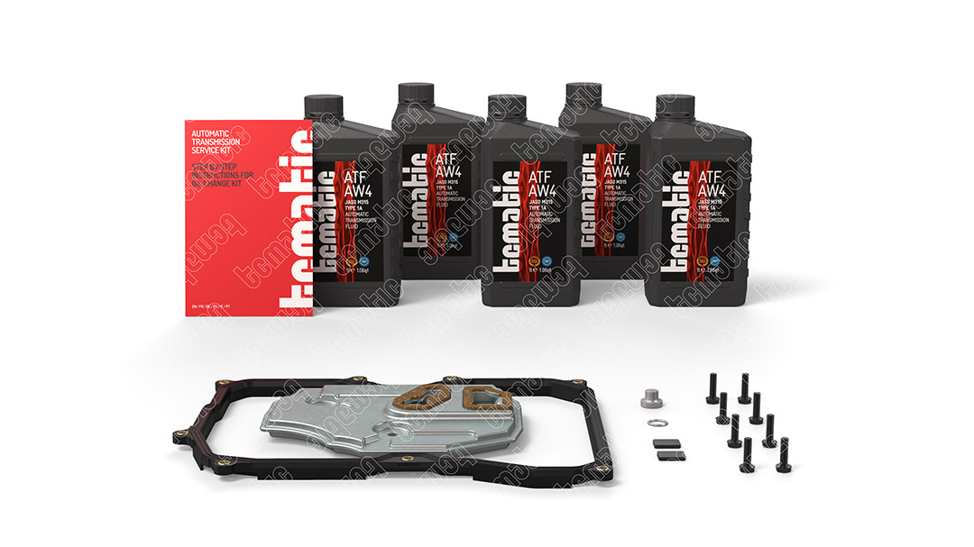 Onderd.set, olie verversen van automatische versnellingsbak Tcmatic 105.101.0021