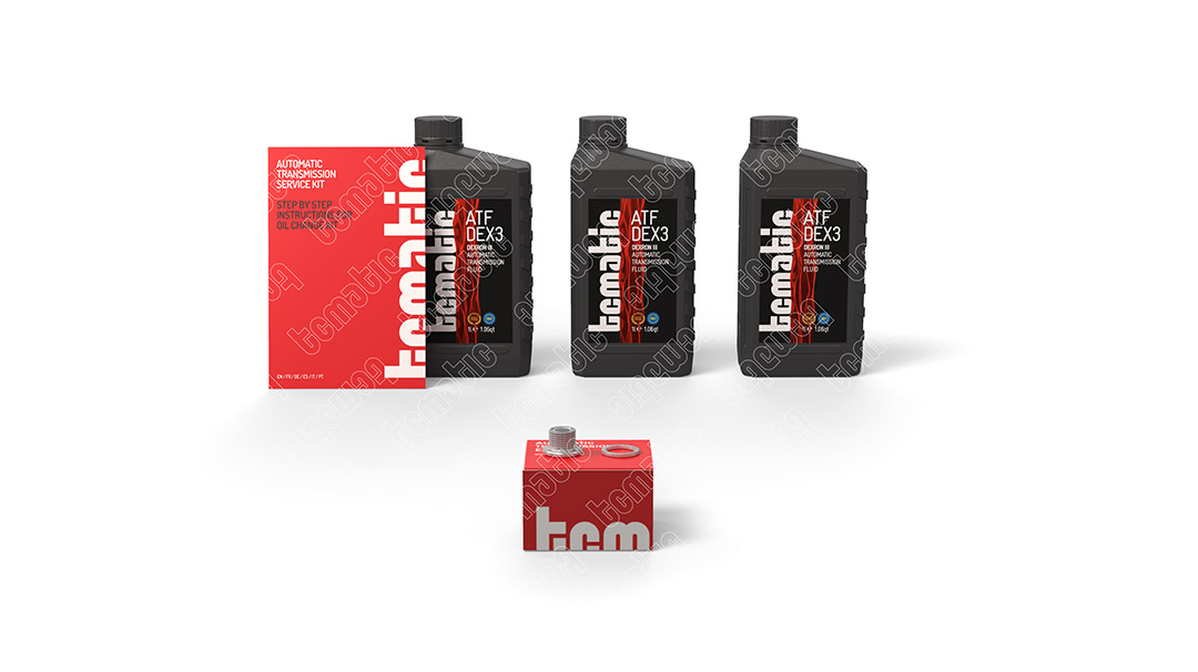 Onderd.set, olie verversen van automatische versnellingsbak Tcmatic 105.101.0031