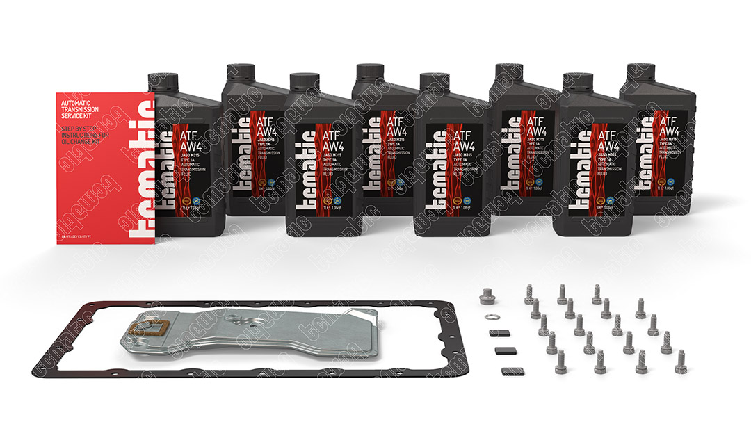 Onderd.set, olie verversen van automatische versnellingsbak Tcmatic 105.101.0048