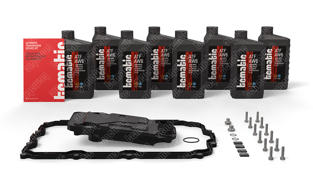 Onderd.set, olie verversen van automatische versnellingsbak Tcmatic 105.101.0061