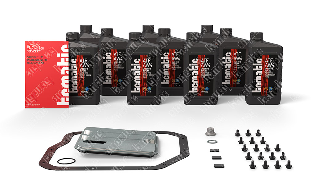 Onderd.set, olie verversen van automatische versnellingsbak Tcmatic 105.101.1067