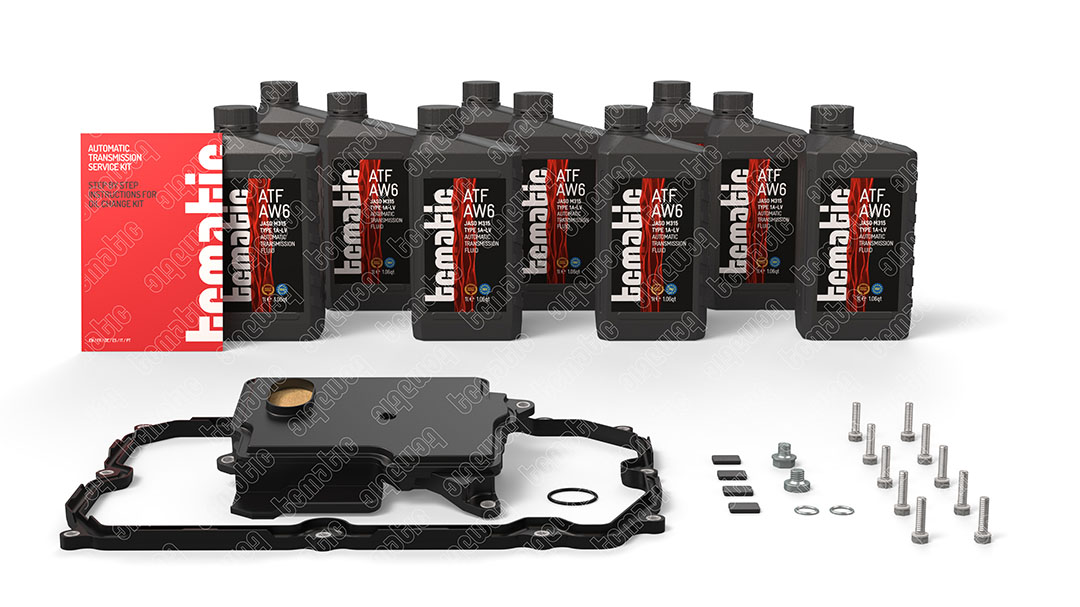 Onderd.set, olie verversen van automatische versnellingsbak Tcmatic 105.101.1072