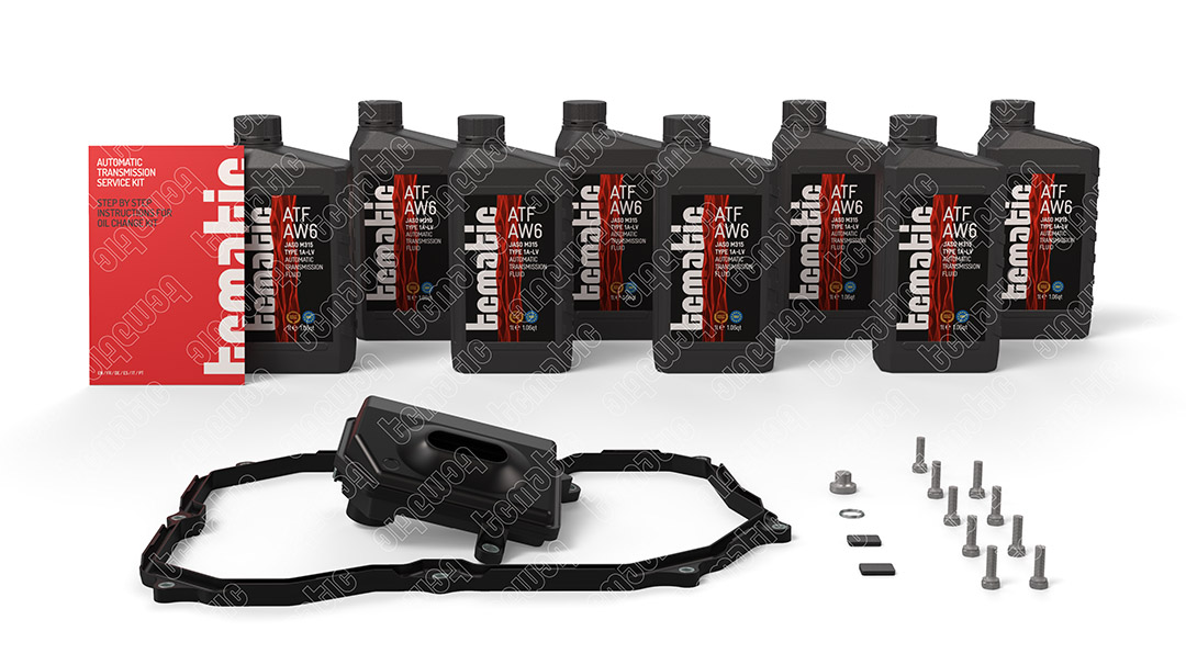 Onderd.set, olie verversen van automatische versnellingsbak Tcmatic 105.101.1075