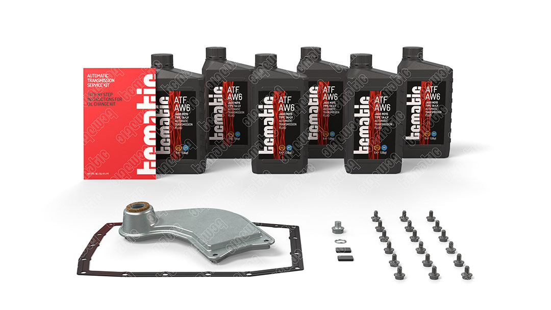 Onderd.set, olie verversen van automatische versnellingsbak Tcmatic 105.101.1079