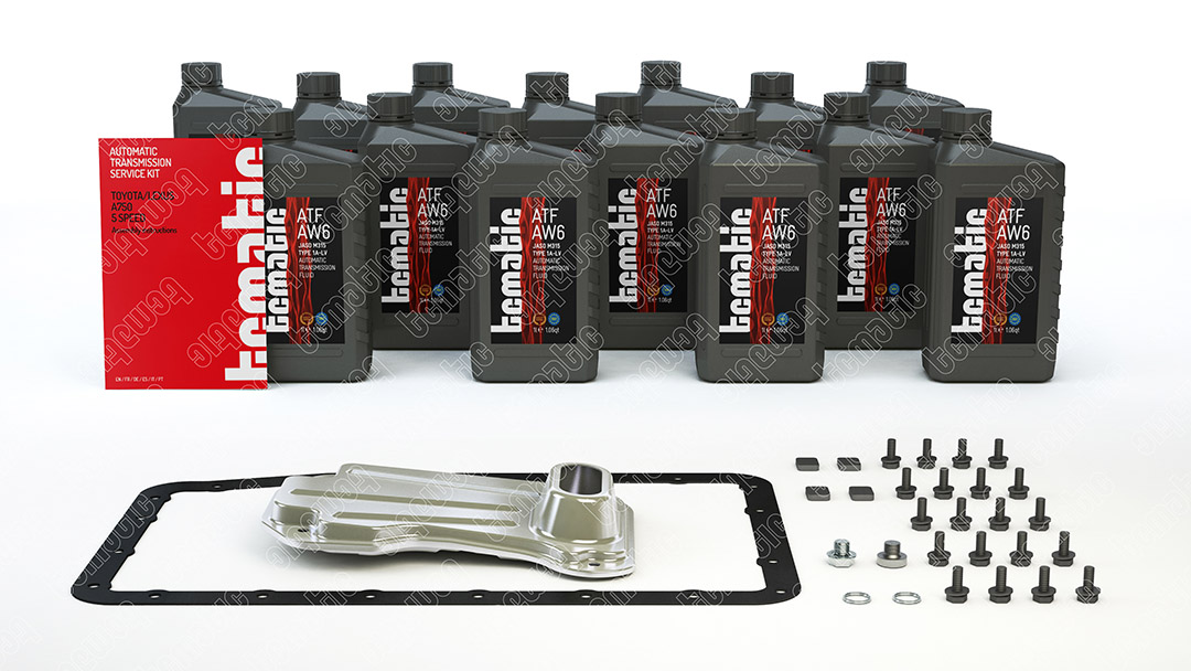 Onderd.set, olie verversen van automatische versnellingsbak Tcmatic 105.101.2011