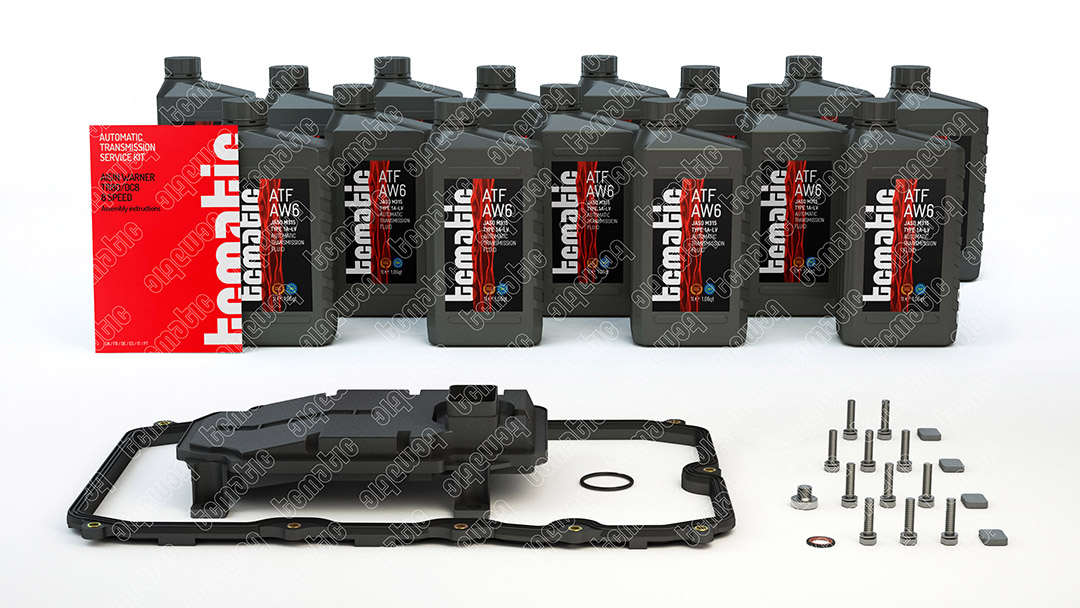 Onderd.set, olie verversen van automatische versnellingsbak Tcmatic 105.101.2012