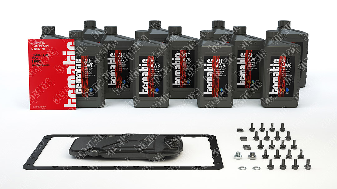 Onderd.set, olie verversen van automatische versnellingsbak Tcmatic 105.101.2013