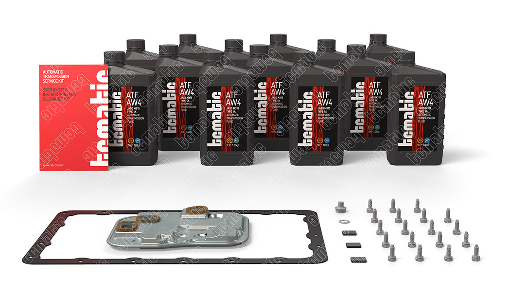 Onderd.set, olie verversen van automatische versnellingsbak Tcmatic 105.101.2053