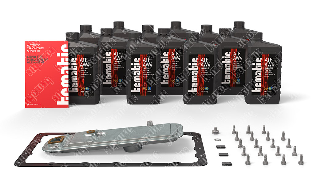 Onderd.set, olie verversen van automatische versnellingsbak Tcmatic 105.101.2054