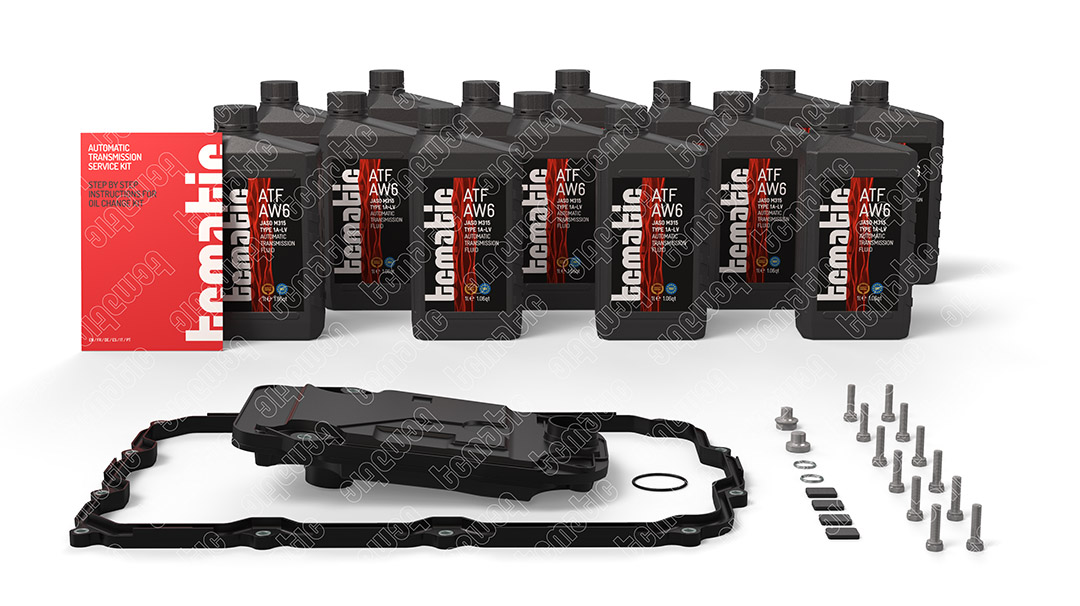 Onderd.set, olie verversen van automatische versnellingsbak Tcmatic 105.101.2061