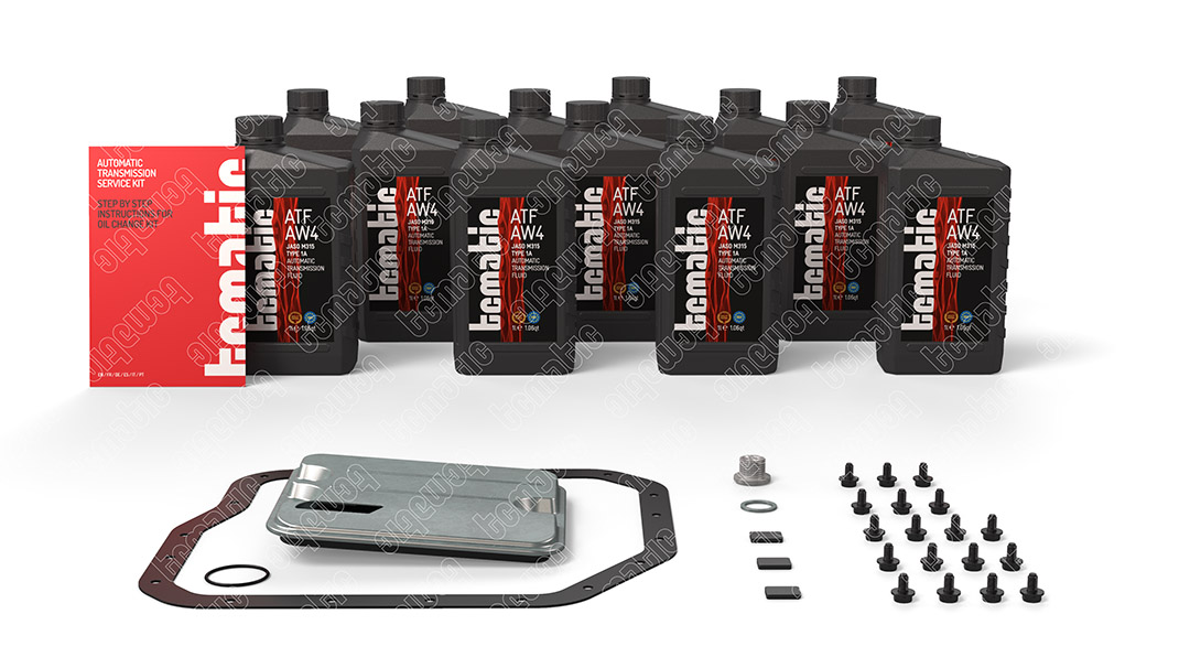 Onderd.set, olie verversen van automatische versnellingsbak Tcmatic 105.101.2067