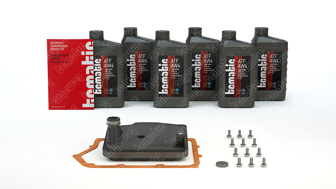 Onderd.set, olie verversen van automatische versnellingsbak Tcmatic 105.102.0003