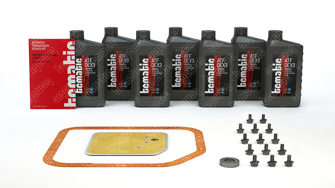 Onderd.set, olie verversen van automatische versnellingsbak Tcmatic 105.102.0004