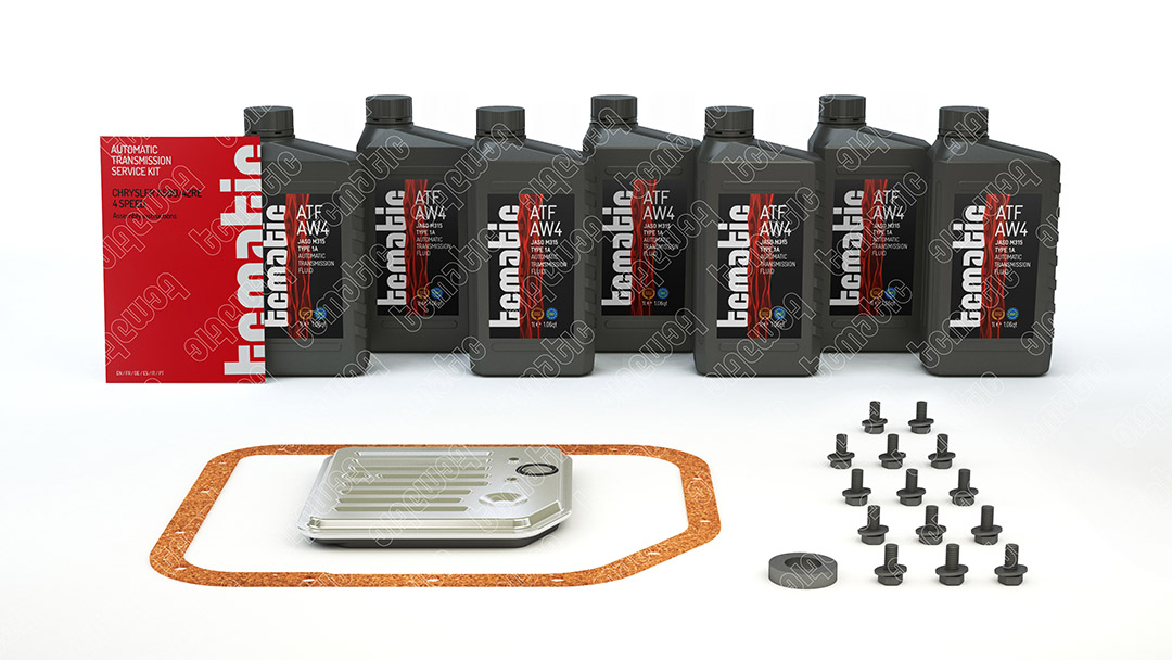 Onderd.set, olie verversen van automatische versnellingsbak Tcmatic 105.102.0005