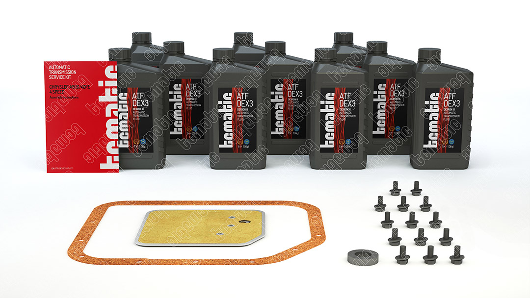 Onderd.set, olie verversen van automatische versnellingsbak Tcmatic 105.102.1004