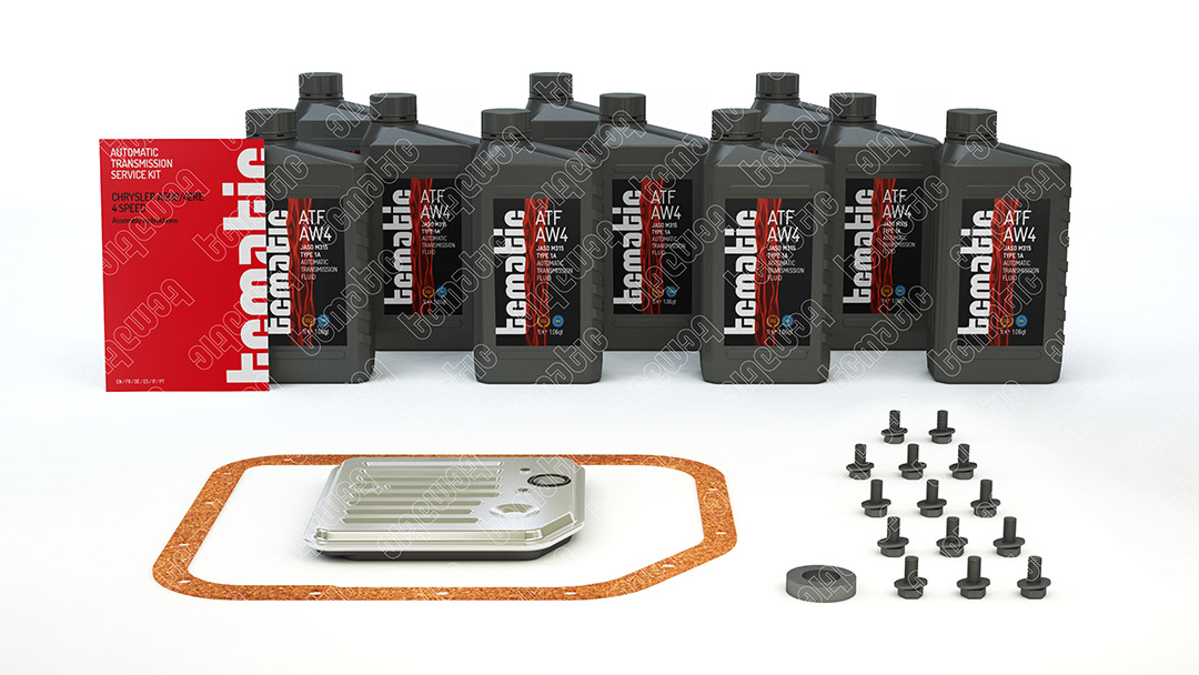 Onderd.set, olie verversen van automatische versnellingsbak Tcmatic 105.102.1005