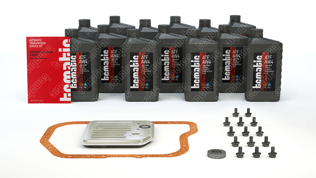 Onderd.set, olie verversen van automatische versnellingsbak Tcmatic 105.102.1007