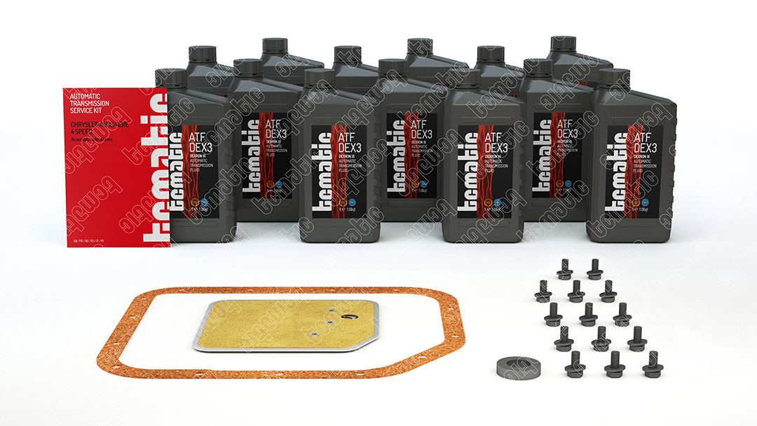 Onderd.set, olie verversen van automatische versnellingsbak Tcmatic 105.102.2004