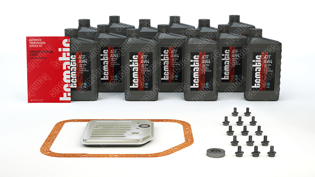 Onderd.set, olie verversen van automatische versnellingsbak Tcmatic 105.102.2005