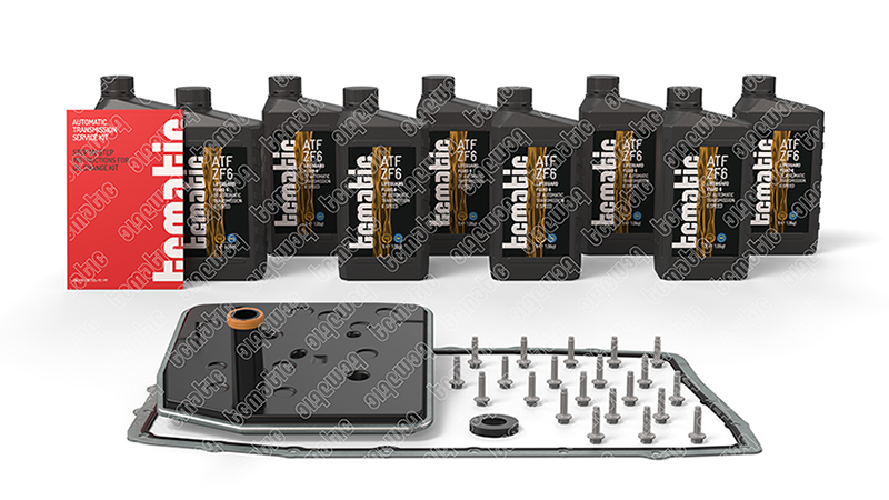 Onderd.set, olie verversen van automatische versnellingsbak Tcmatic 105.103.0005