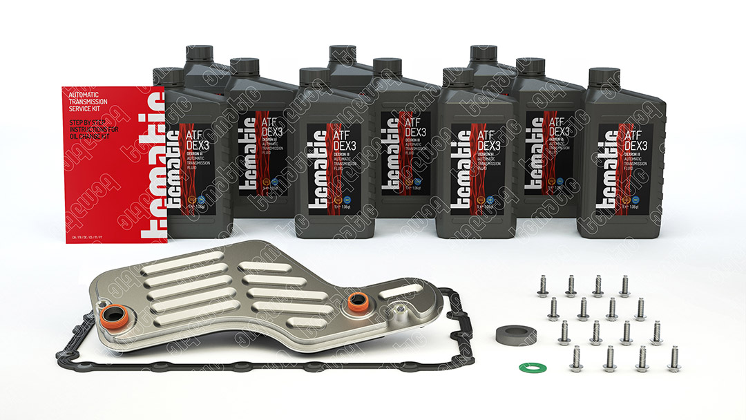 Onderd.set, olie verversen van automatische versnellingsbak Tcmatic 105.103.1004