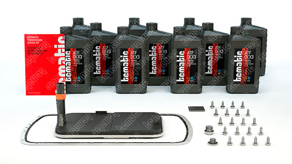 Onderd.set, olie verversen van automatische versnellingsbak Tcmatic 105.104.1005